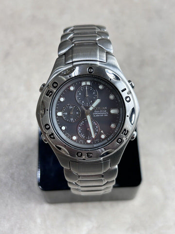 Eco-Drive Chronograph with Alarm, 200 Meter Watch - AP5260-51H