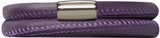 Purple Leather Bracelet - Endless Jewelry 12106