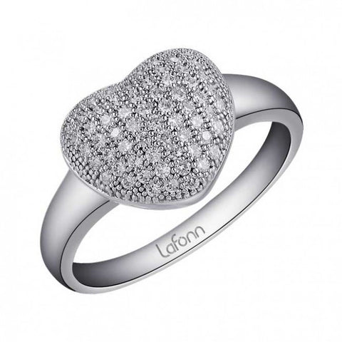 Pave Heart Ring - Lafonn R0033CLP05