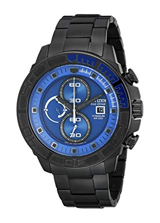CA0525-50L Citizen Men's Eco-Drive Super Titanium Blue Dial Watch